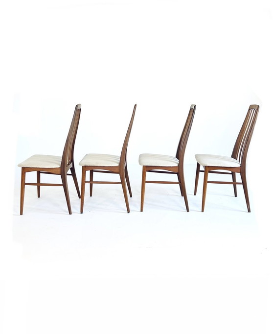 Image 1 of 4x Vintage Esszimmerstuhl 'Eva', Koefoeds Hornslet '60