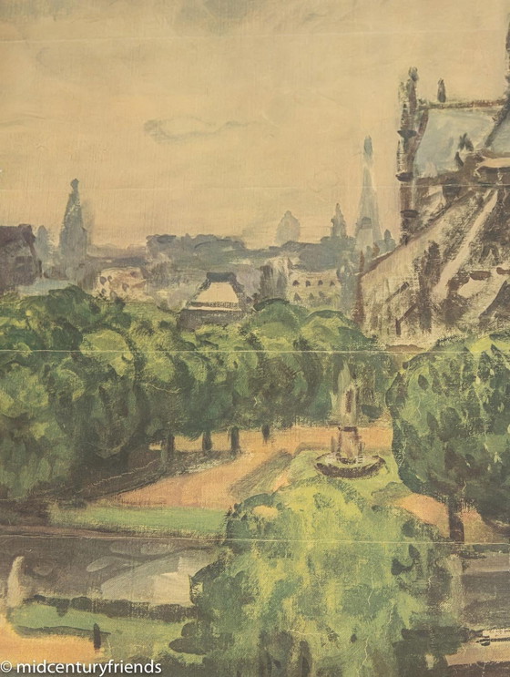 Image 1 of  Werbeplakat "Notre Dame" Französische Staatsbahn, 87 X 123 cm