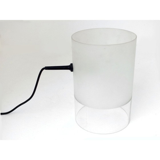 Image 1 of Vintage Fatua Schreibtischlampe Glas Fontana Arte von Guido Rosati Italien 1970
