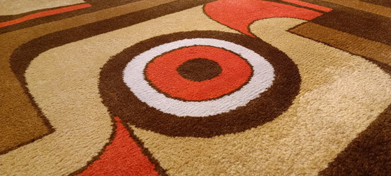 Image 1 of Vintage Space Age Teppich, Design von Latex Studio