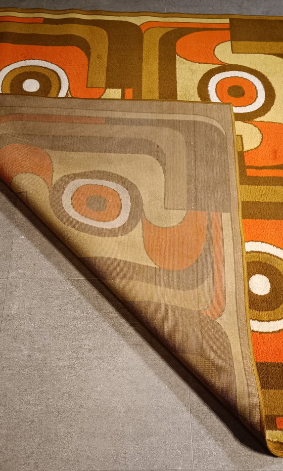 Image 1 of Vintage Space Age Teppich, Design von Latex Studio