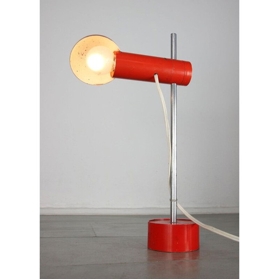Image 1 of Rote Vintage-Tischlampe
