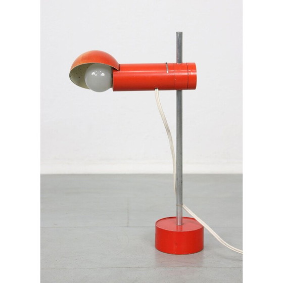 Image 1 of Rote Vintage-Tischlampe