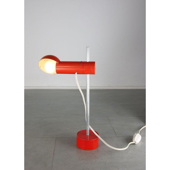 Image 1 of Rote Vintage-Tischlampe