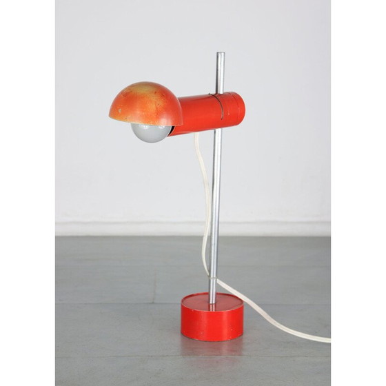 Image 1 of Rote Vintage-Tischlampe