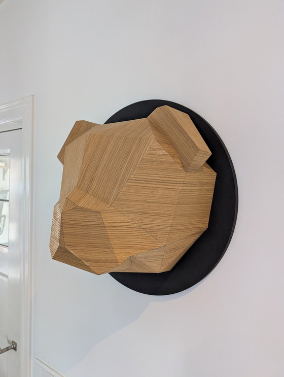 Image 1 of 3D Geometrische Wanddekoration Hund