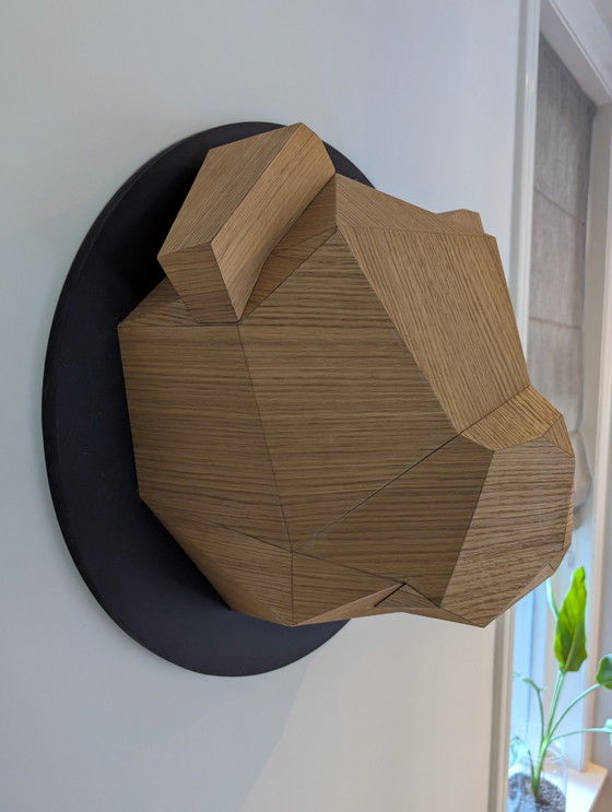 Image 1 of 3D Geometrische Wanddekoration Hund