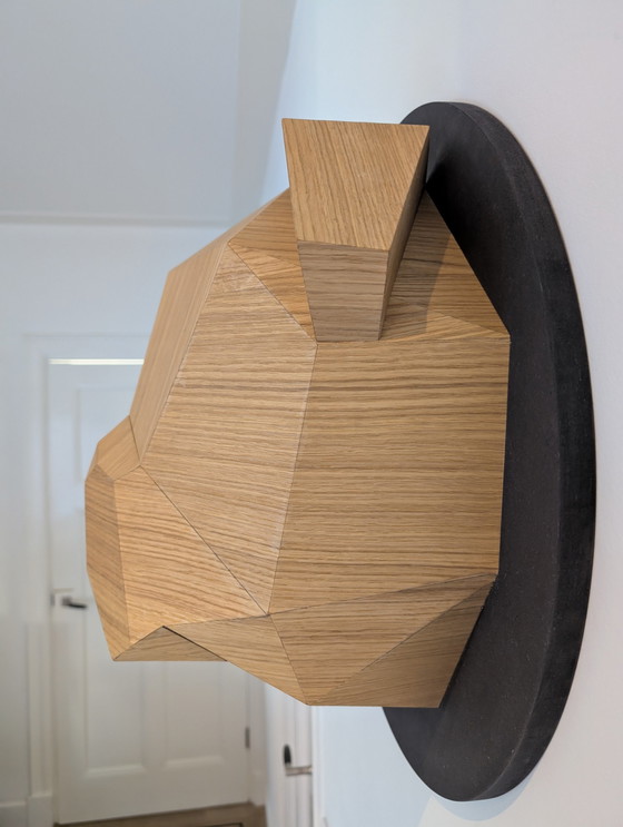 Image 1 of 3D Geometrische Wanddekoration Hund