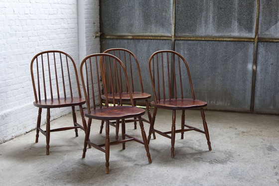 Image 1 of Satz 4 Windsor-Esszimmerstühle