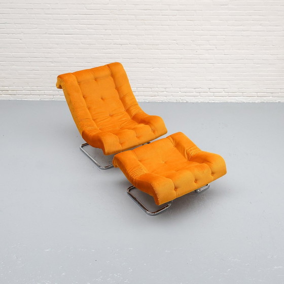 Image 1 of Lounge-Sessel & Hocker '70S