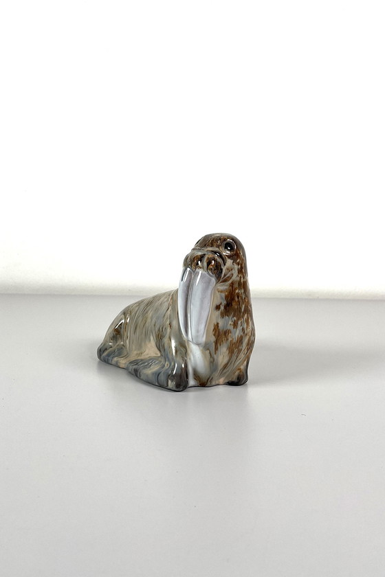 Image 1 of Vintage Walross aus Keramik