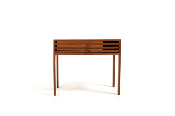 Image 1 of Klapptische von Illum Wikkelsø für CFC Silkeborg, 1960er Jahre, Satz von 4