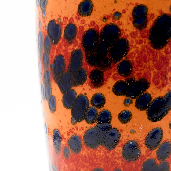 Image 1 of Fett Lava Bodenvase Westdeutsche Keramik Mid Century Design Scheurich 517-45 Cm