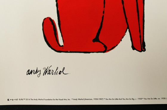 Image 1 of Andy Warhol: "Du bist so klein und du bist so groß, C1958".