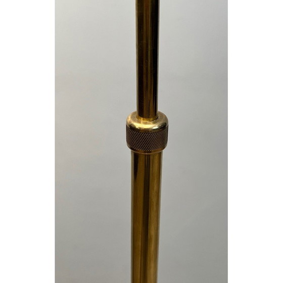 Image 1 of Vintage Leselampe aus Messing mit abnehmbarem Arm, 1940