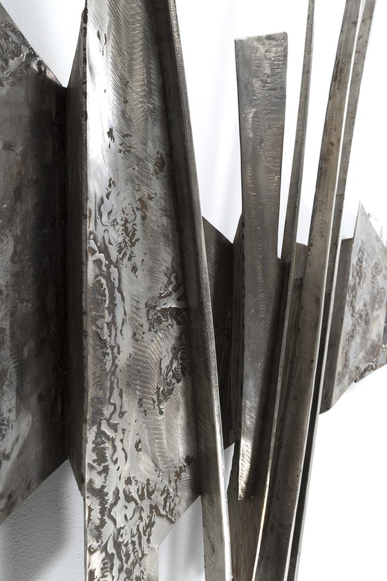 Image 1 of Brutalistische Wandskulptur im Vintage-Stil