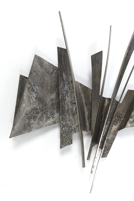 Image 1 of Brutalistische Wandskulptur im Vintage-Stil