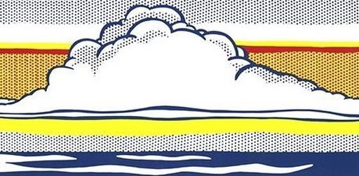 Roy Lichtenstein --- Wolke und Meer