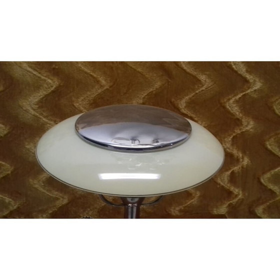 Image 1 of Tischlampe aus Chrom und Glas von Jindřich Halabala, Tschechoslowakei 1935