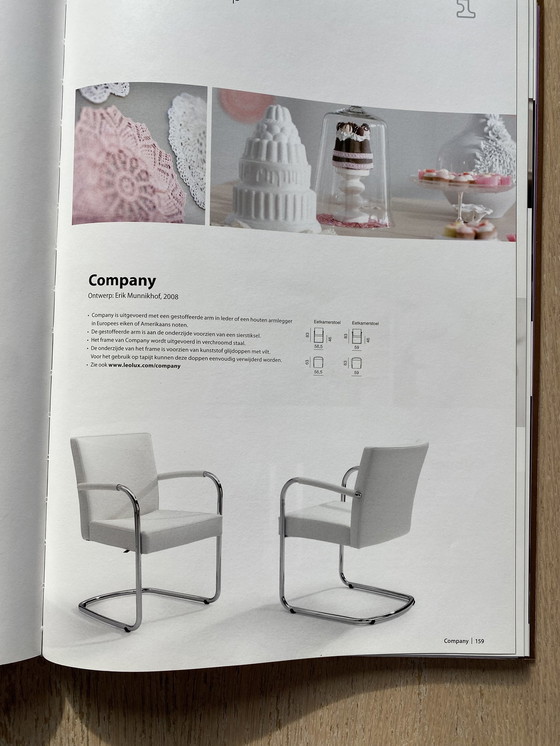 Image 1 of 4 Leolux Company Esszimmerstühle in Senso Leder Braun