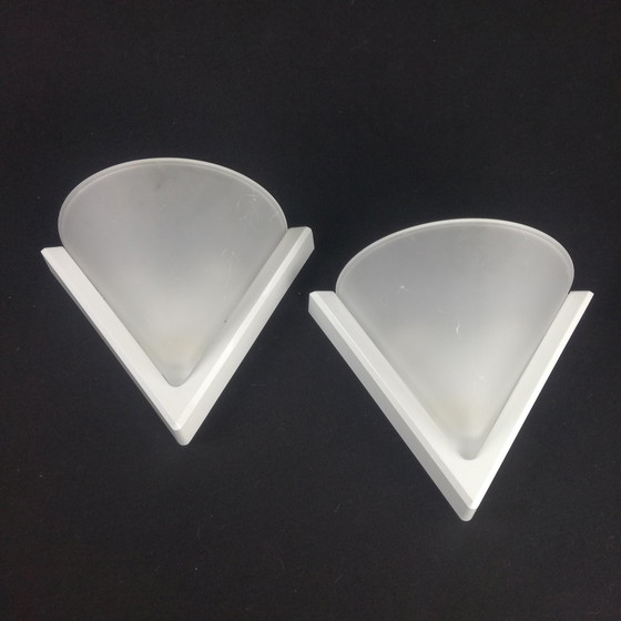 Image 1 of Postmoderne Vega Wandleuchten, 1980S, Set Von 2