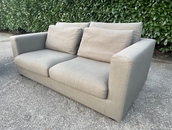 Image 1 of Taupe VIP Seats 2x 2,5-Sitzer Stoffsofa-Set
