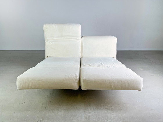 Image 1 of Sofa Couch Brühl Moule Stoff Zweisitzer Daybed Umklappbar