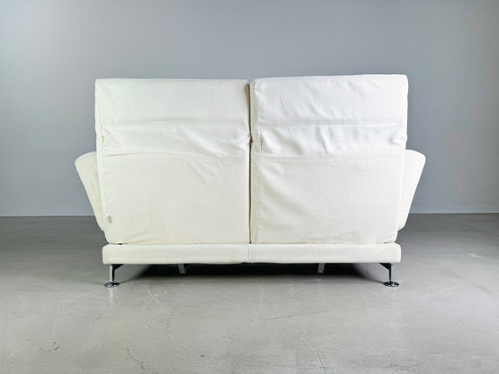 Image 1 of Sofa Couch Brühl Moule Stoff Zweisitzer Daybed Umklappbar