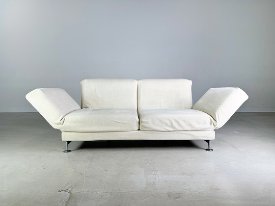 Image 1 of Sofa Couch Brühl Moule Stoff Zweisitzer Daybed Umklappbar