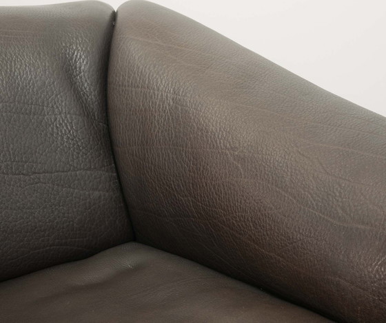 Image 1 of Robuste De Sede Ds47 ausziehbare braun Sadle Leder Loveseat Sofa. Schweiz, 1970S.