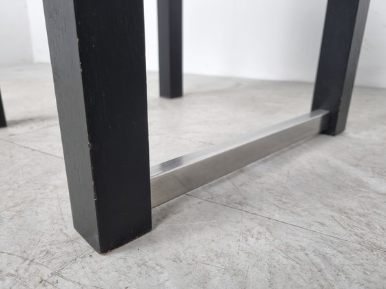 Image 1 of 6 x brutalistische Esszimmerstühle