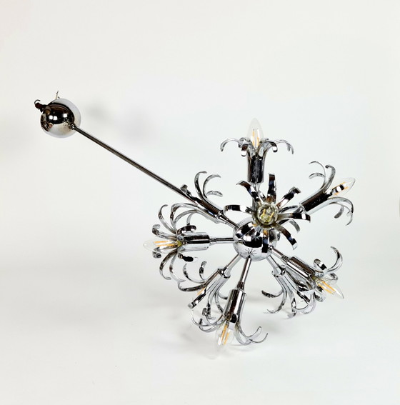 Image 1 of Mid century Modern – Geatano Sciolari – Sputnik – Space Age – Hängelampe – 60er Jahre