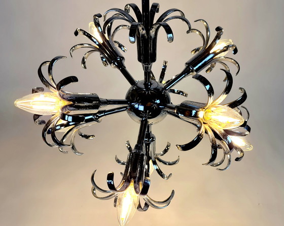 Image 1 of Mid century Modern – Geatano Sciolari – Sputnik – Space Age – Hängelampe – 60er Jahre