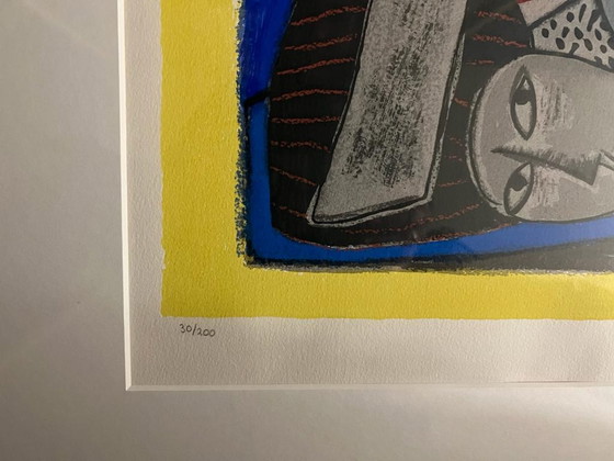 Corneille – Complicité entre la Femme – Lithographien & Drucke, Paper, Plastic (photo 3 of 5)