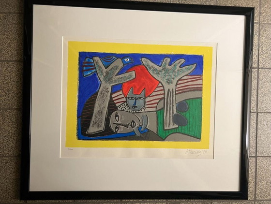 Corneille – Complicité entre la Femme – Lithographien & Drucke, Paper, Plastic (photo 5 of 5)