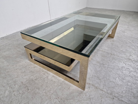 Image 1 of Vintage Belgochrom 23kt Couchtisch