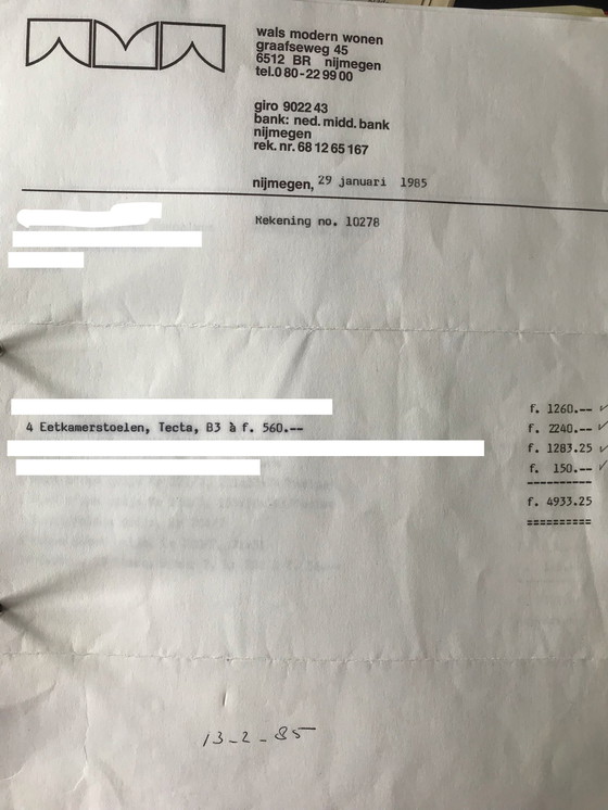 Image 1 of 3xTecta B20 Design Kufenstuhl