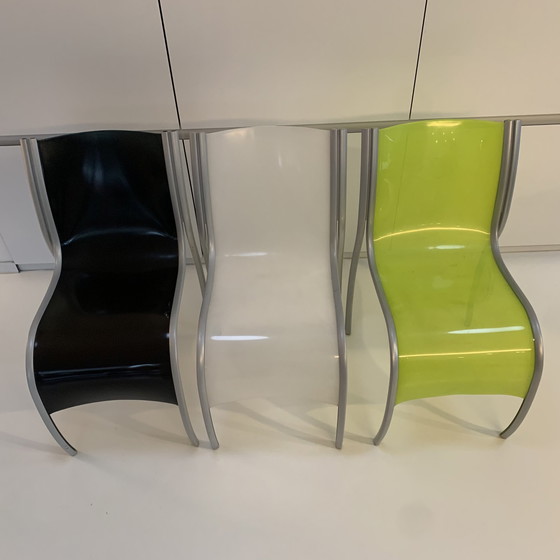 Image 1 of 3x Kartell FPE Stühle