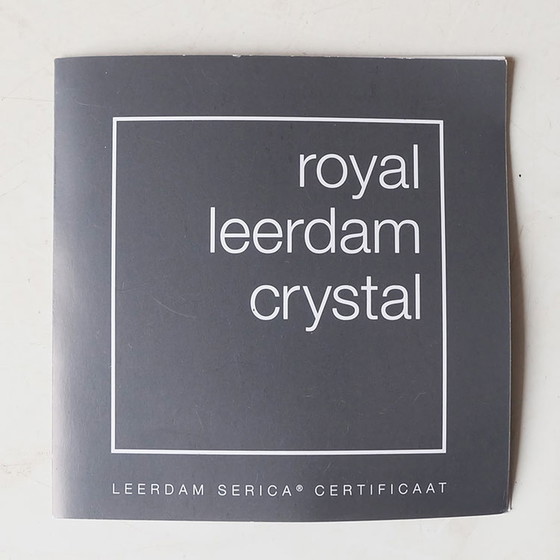 Image 1 of Royal Leerdam Helix Objekt/orangefarbene Vase von Menno Jonker