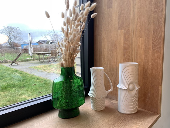 Image 1 of 2x Royal Porzellan Bavaria KPM Swing Vasen