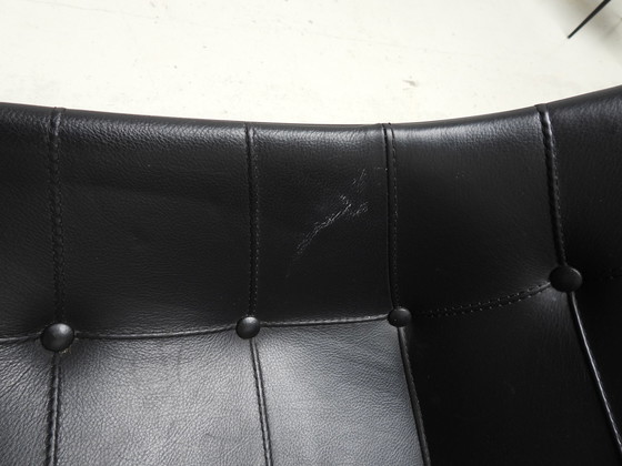 Image 1 of 4 Cassina-Stühle aus schwarzem Leder