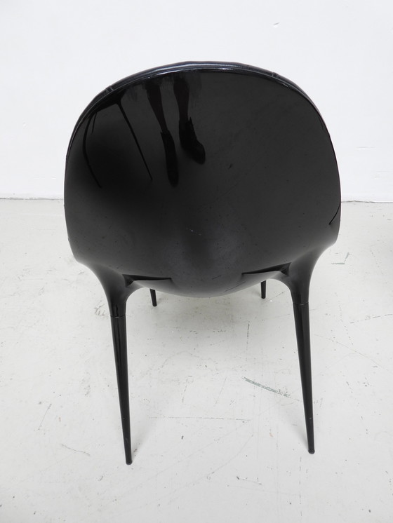 Image 1 of 4 Cassina-Stühle aus schwarzem Leder