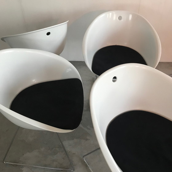 Image 1 of 4x Pedrali-Stühle von Marco Pocci & Claudio Dondoli