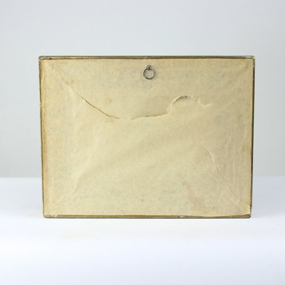 Image 1 of Vintage-Teppich mit sitzendem Hund, Tschechoslowakei 1920
