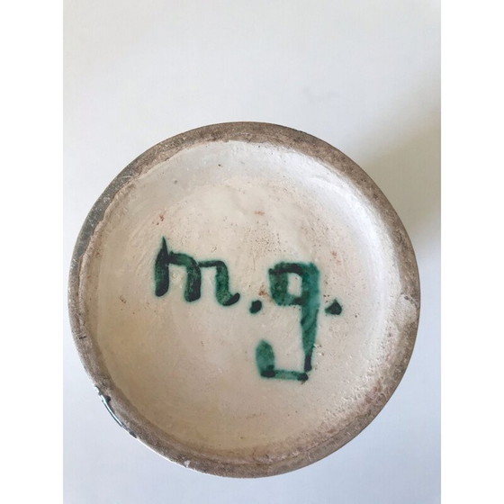 Image 1 of Vintage-Vase aus Keramik mit Schnecke, 1960