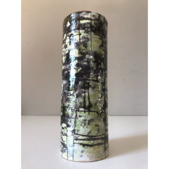 Image 1 of Vintage-Vase aus Keramik mit Schnecke, 1960
