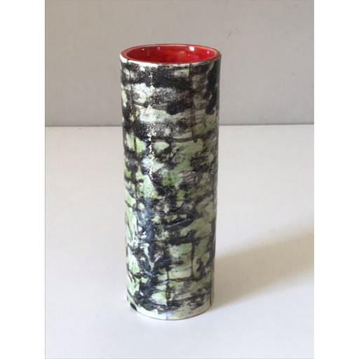 Vintage-Vase aus Keramik mit Schnecke, 1960