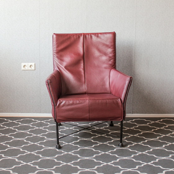 Image 1 of Montis Charly ziegelrotes Leder - schwarze Basis (4 verfügbar)