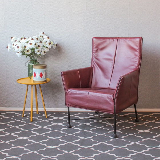 Image 1 of Montis Charly ziegelrotes Leder - schwarze Basis (4 verfügbar)