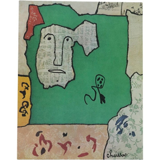 Image 1 of Lithographischer Druck von Gaston Chaissac, 1960er Jahre